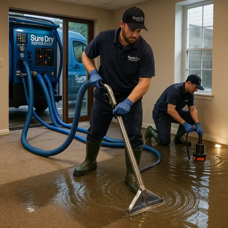 Water Extraction and Removal process in Beulah, MI
